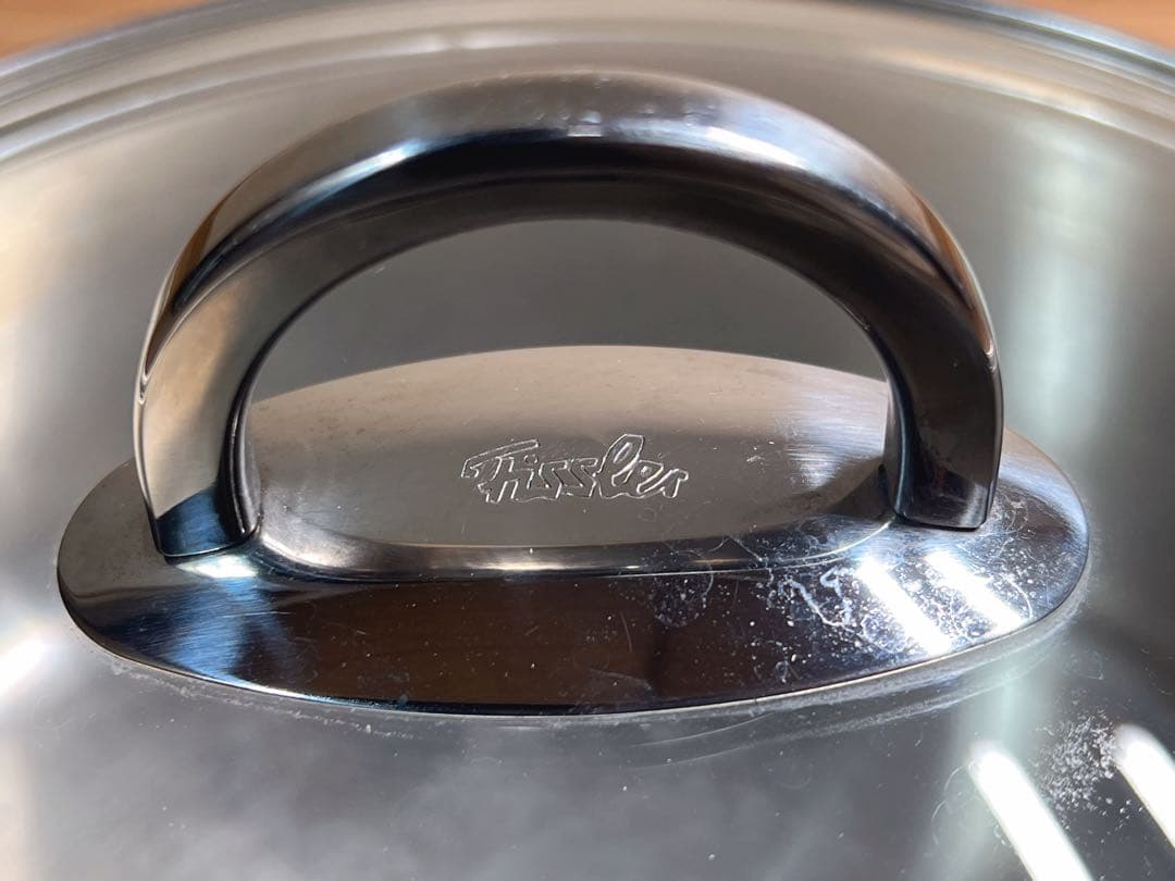 Fissler ガラス蓋付きステンレス鍋 （IH非対応）