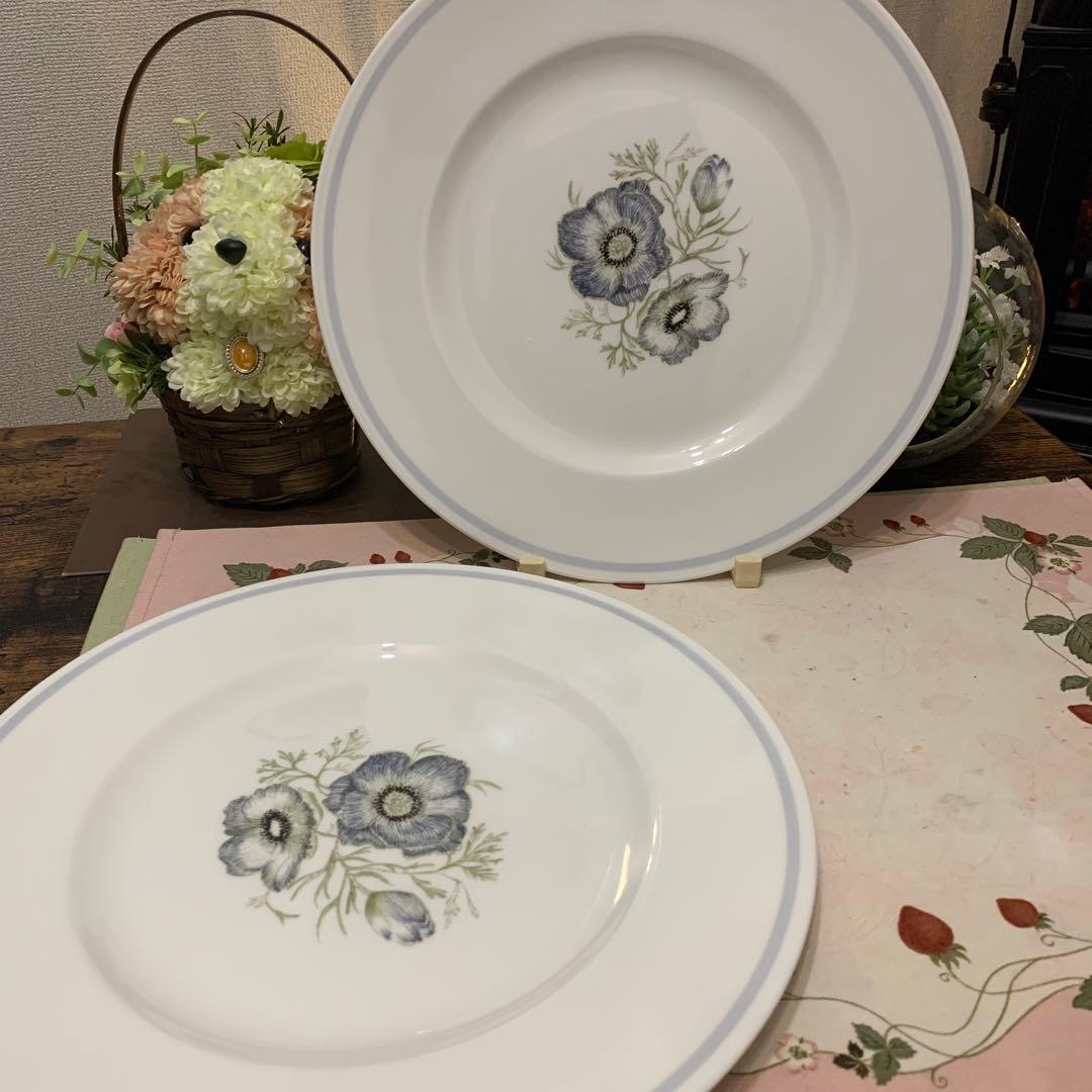 ウェッジウッド グレンミスト　スージークーパー　27cmディナープレート　6枚