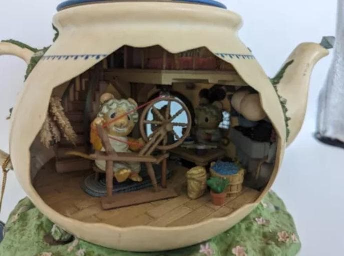 ENESCO エネスコ オルゴール Teapot ティーポット バンガロー