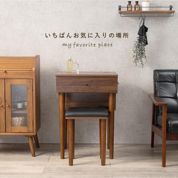 姫系【送料無料】アウトレット限定品★2WAYドレッサーテーブル＆スツールセット