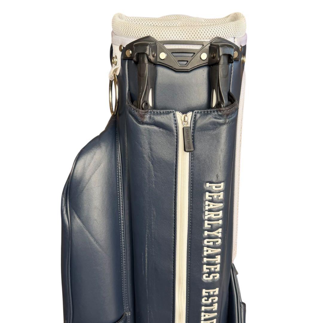 パーリーゲイツ キャディバッグ ネイビー 軽量 2WAY 希少 123-33