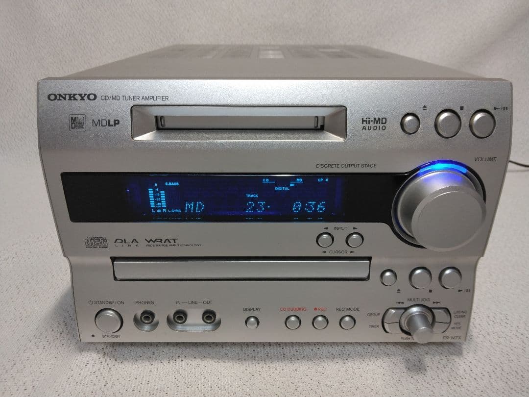 ONKYO FR-N7X CD、MD　コンポ　リモコン