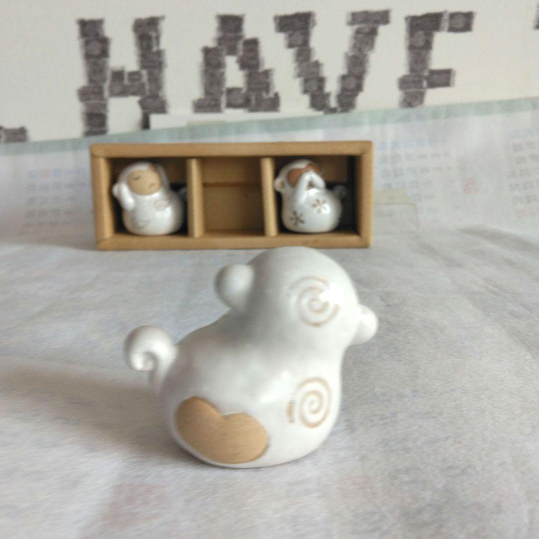 ナガヤ　三猿　見ざる聞かざる言わざる　箸置き