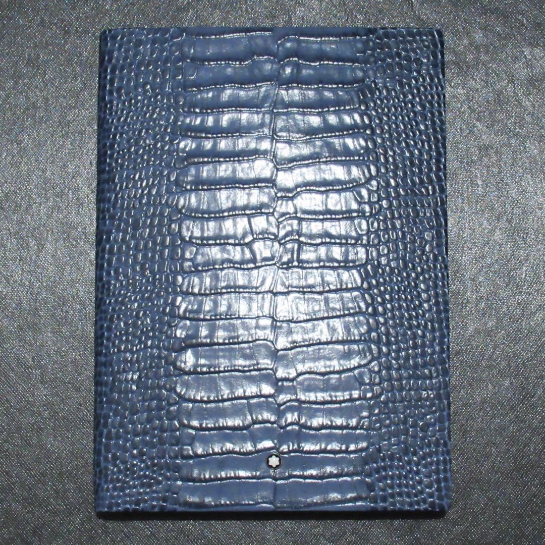 モンブラン ノート 146 クロコ ブルーバイオレット 118026