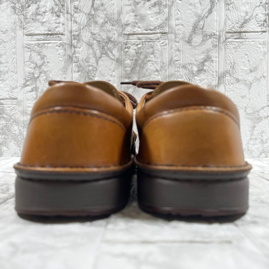 【美品】BIRKENSTOCK レザー　スニーカー　ワラビー　ブラウン　25㎝