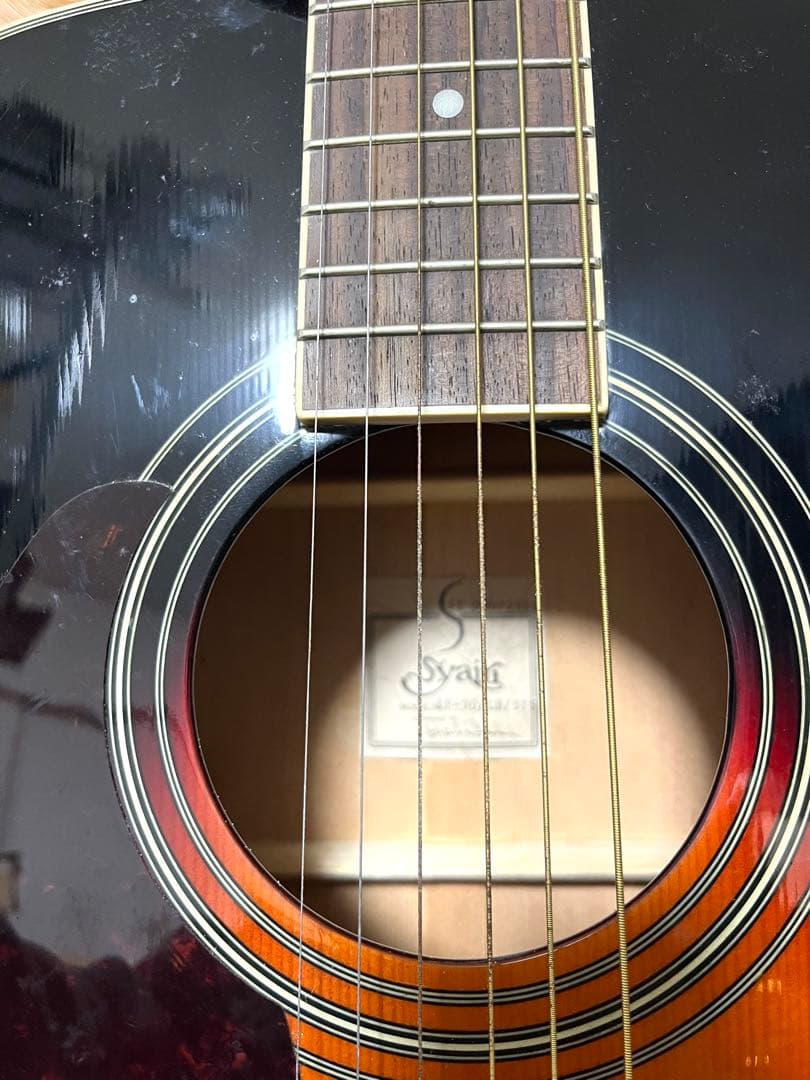 S.Yairiヤイリ アコースティックギター ハードケース付　レフティ（左利き）