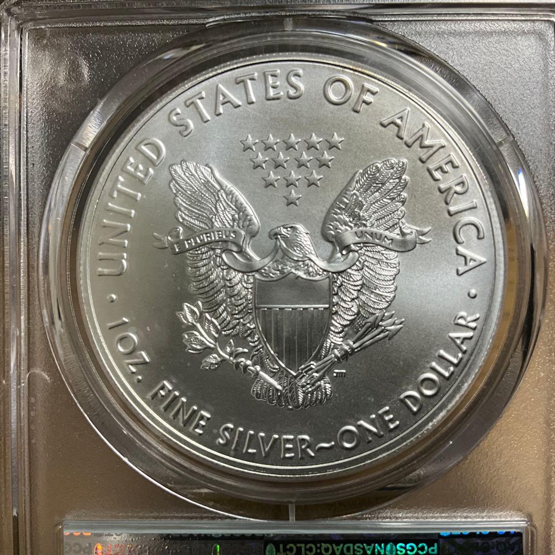 【新品】Silver Eagleイーグル銀貨2020 PCGS MS70