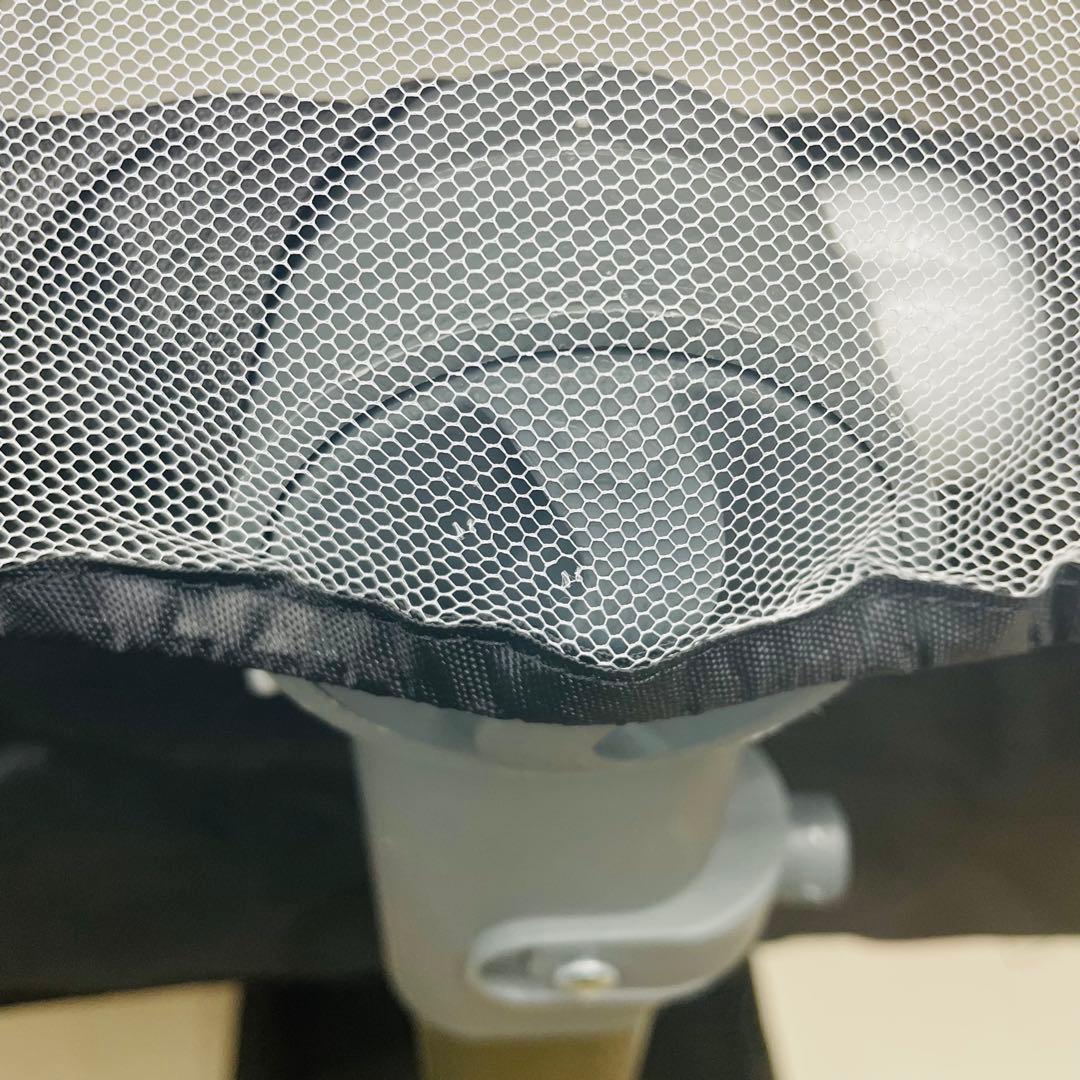 【未使用品】ベビーベッド　高さ調節可　蚊帳　キャスター付き