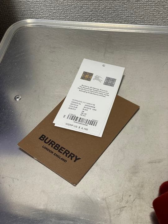 Burberry バーバリー　レザージャケット　羊革(女性)