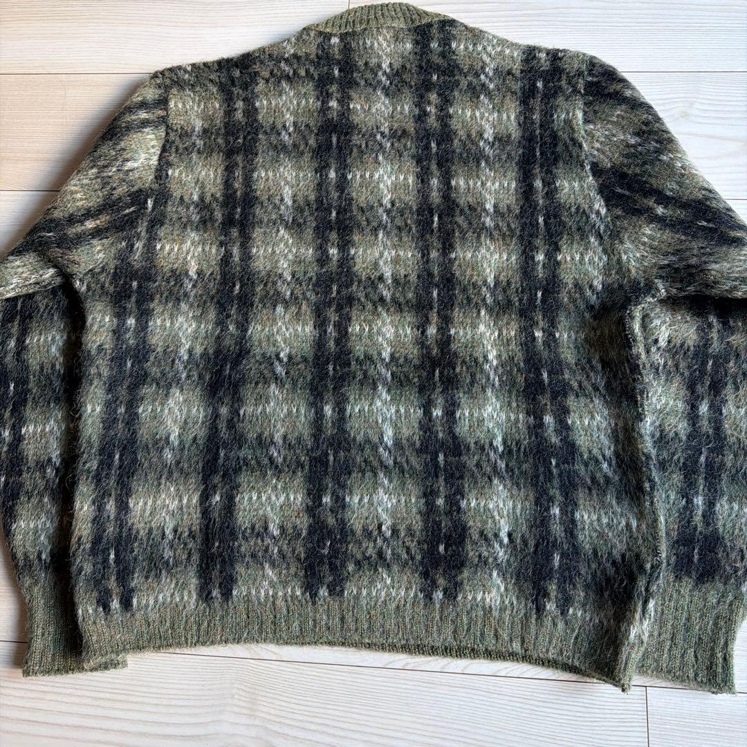 ガ*バ様 極上　希少　60s PURITAN モヘア　セーター チェック柄　L相