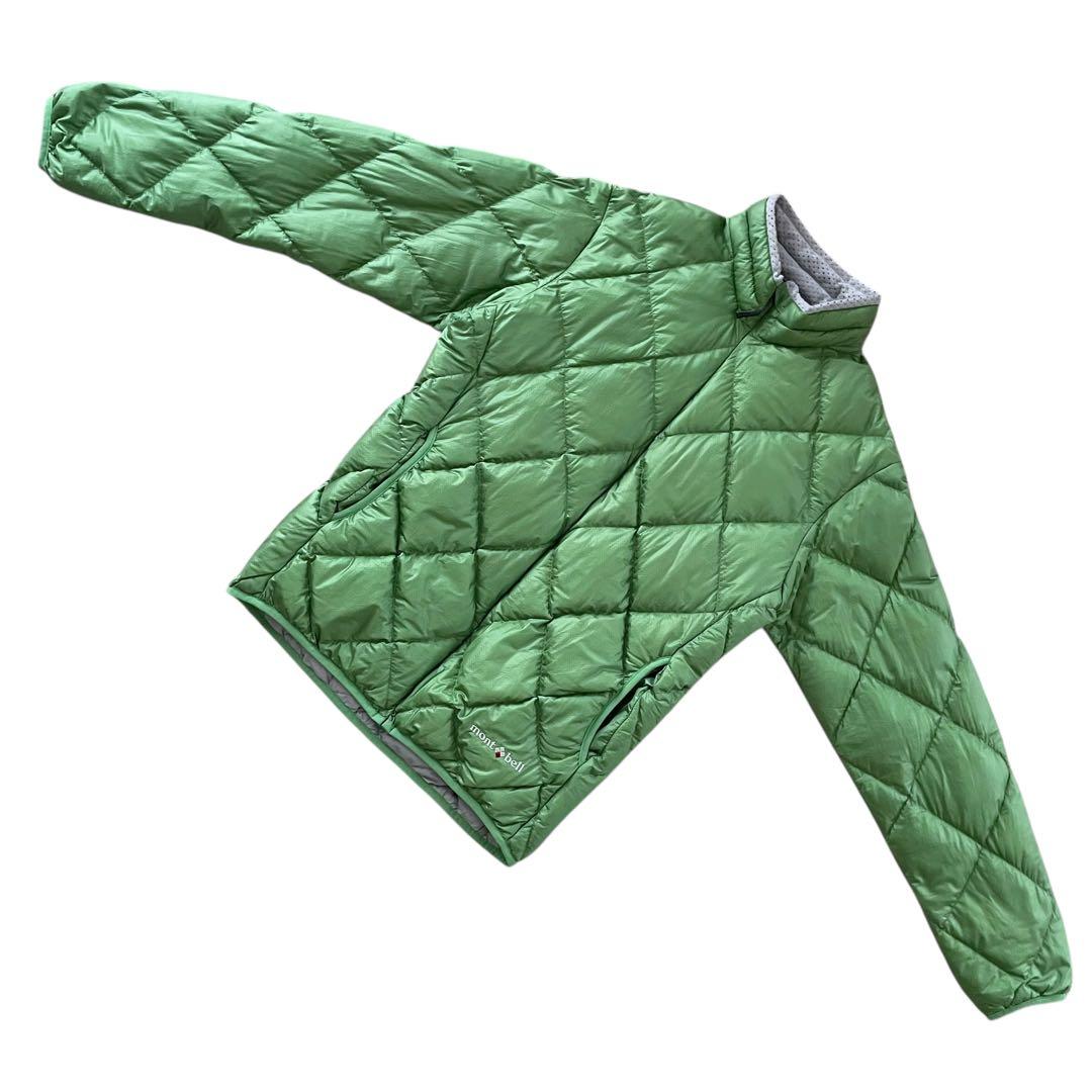 【美品】mont-bell モンベル ライトアルパイン ダウンジャケット GRN