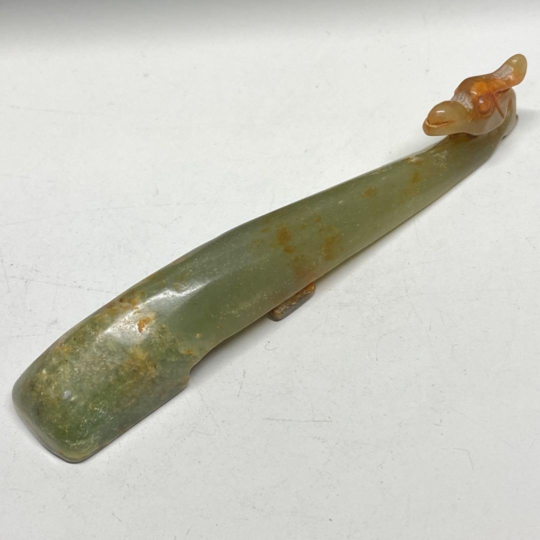 時代物　旧蔵　神獣　古玉の彫刻　箸置き？筆置き？ 詳細不明