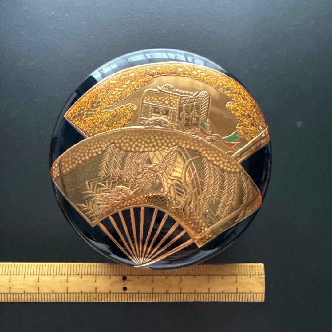 茶道具 清瀬一光 扇蒔絵 大棗