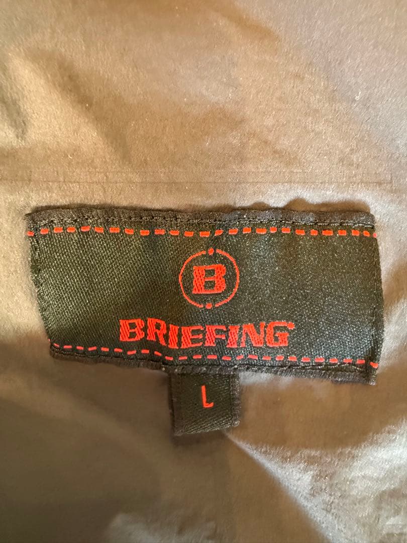 ブリーフィング　ゴルフウェア　ダウン　セットアップ　グレー