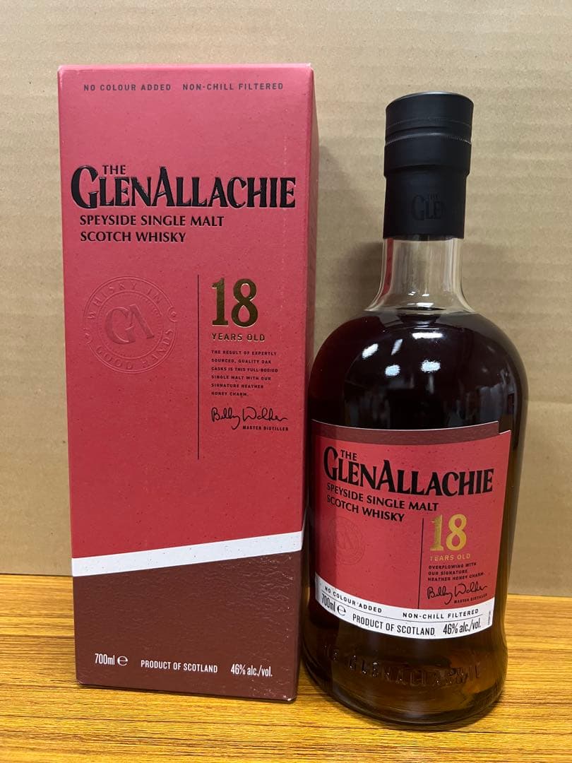 グレンアラヒー　18年 新ボトル