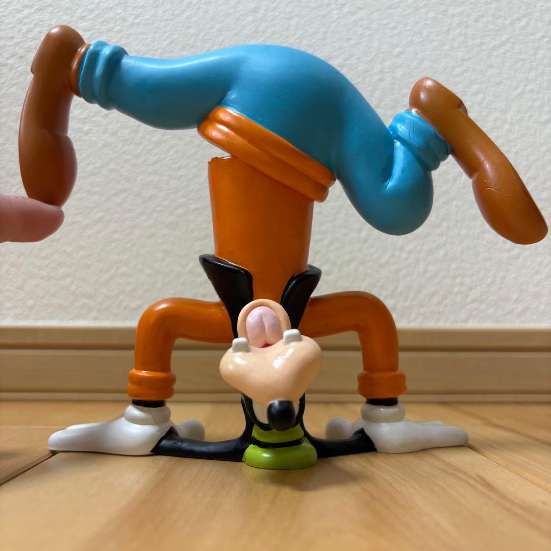 グーフィー 逆立ちフィギュア 1990年代 アプローズ社 ダブルヘッド人形