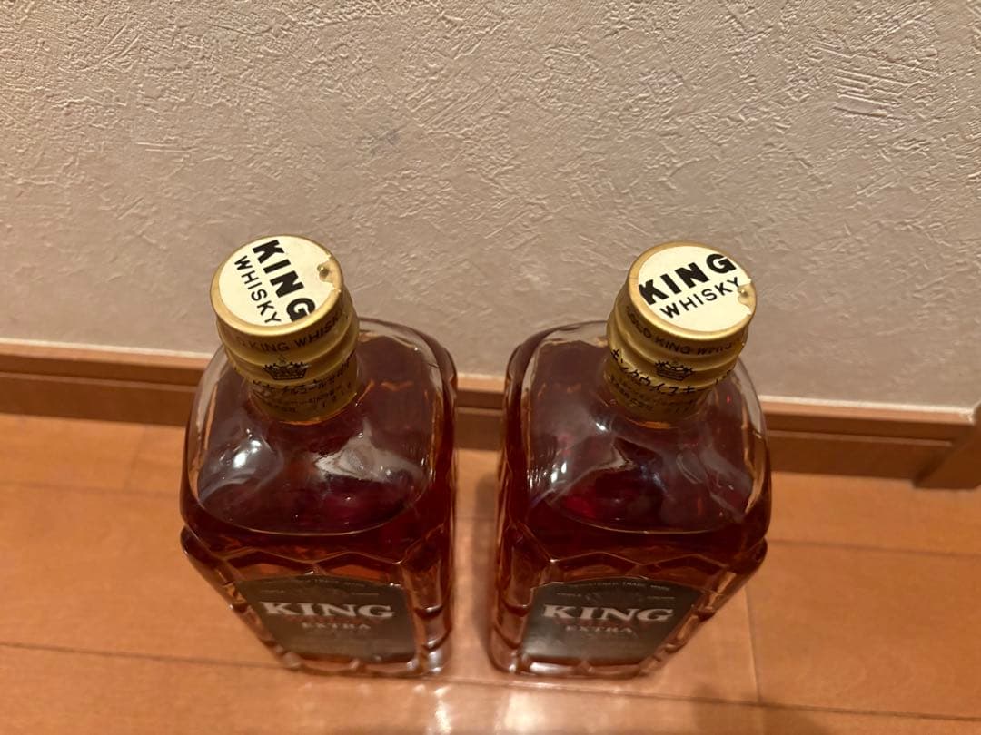 KING WHISKY EXTRA 720ml 黒ラベル 2本セット　古酒