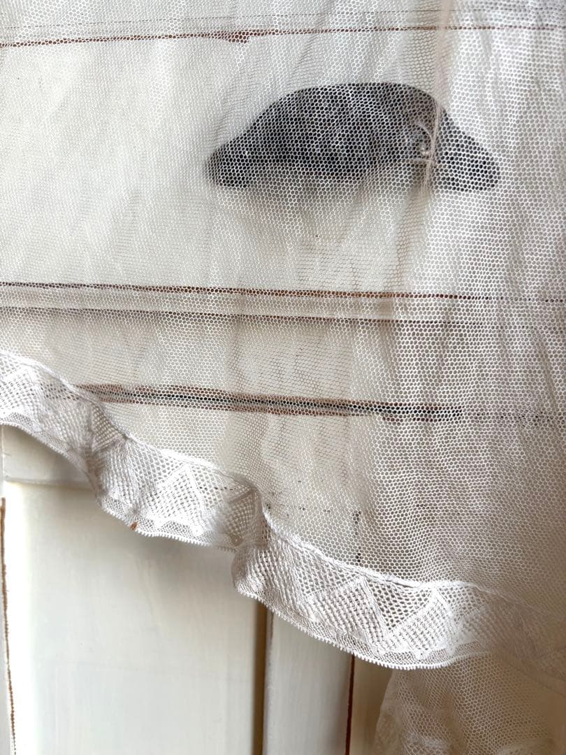 フランスアンティーク　セカンドコミュニオン　ヴェール　ボネ　初聖体拝領　ロザリオ