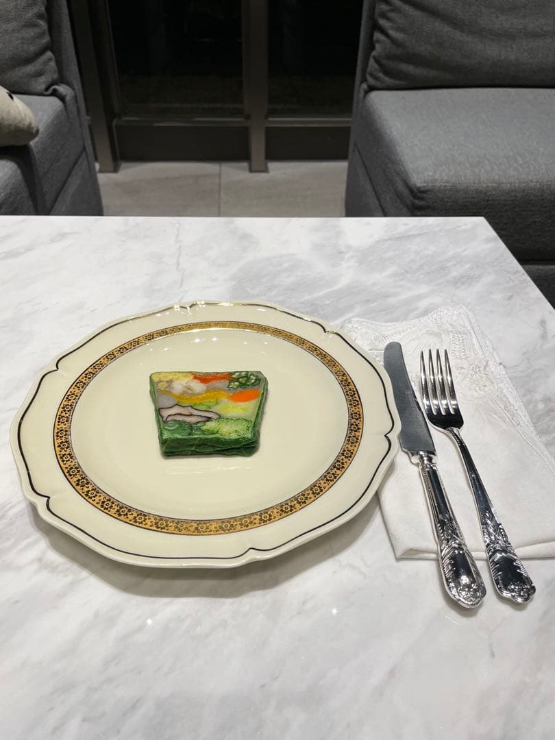 6点フランスアンティーク/ディナープレート/ゴールド/リモージュ