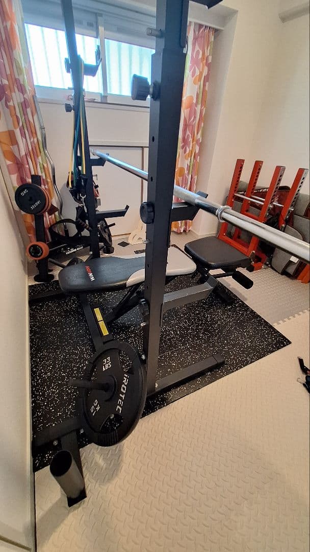 ハーフパワーラック 筋トレ ベンチプレス ぶら下がり健康器 スクワット 懸垂