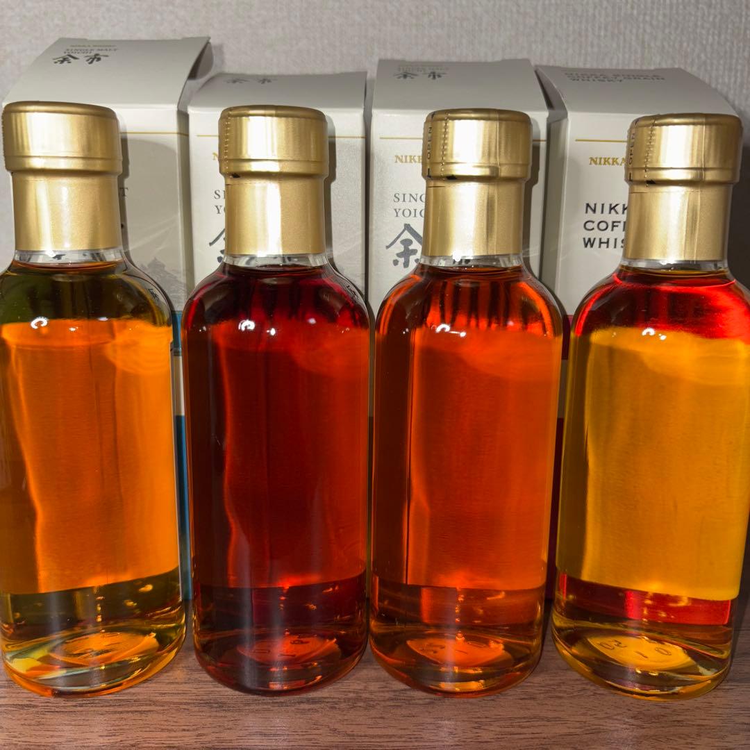 NIKKAウイスキー　蒸溜所限定　180ml×4本セット