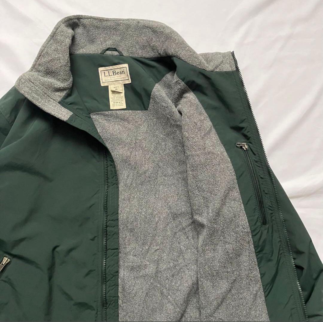 ダークグリーン ナイロンジャケット LLbean