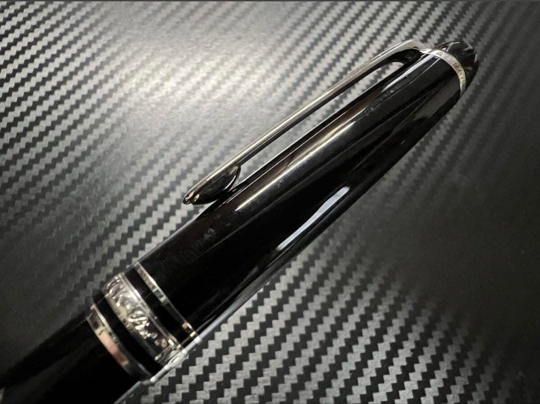 モンブラン 未使用に近い P163 プラチナライン ローラーボール