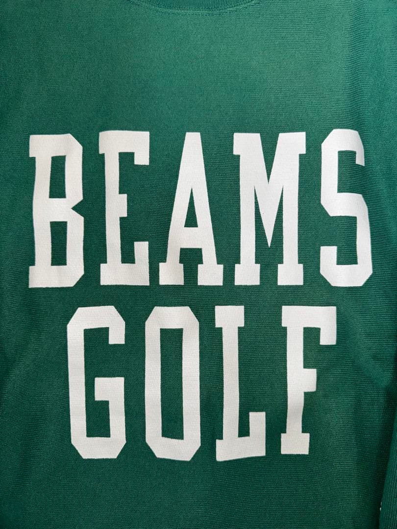 BEAMS GOLF スウェットシャツ グリーン