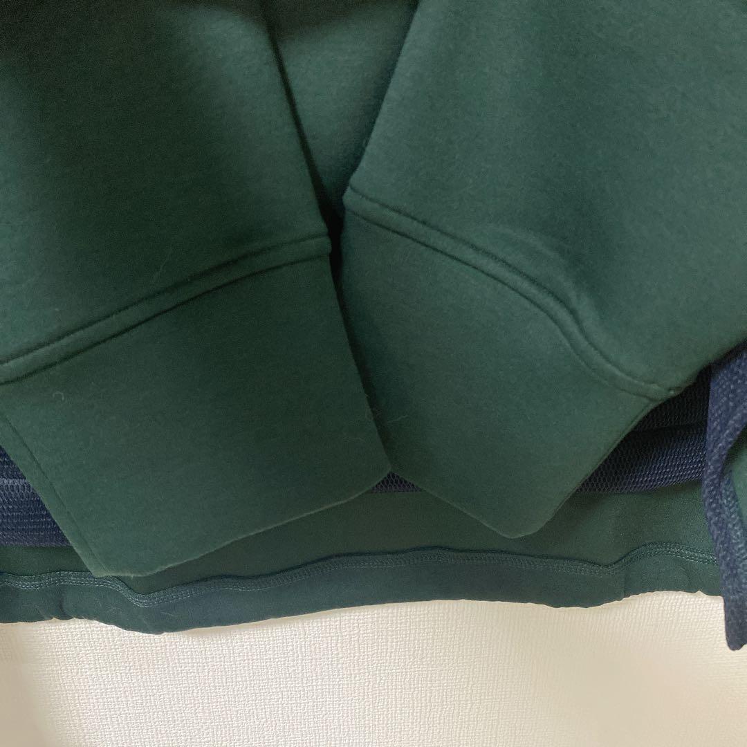 UN3D. ハーフジップメッシュスウェット グリーン 38 美品　アンスリード