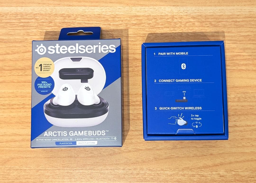 SteelSeries Arctis GameBuds white 低遅延
