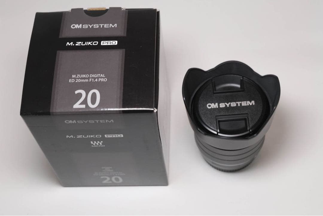 【美品・箱付き】OM SYSTEM M.ZUIKO 20mm F1.4 PRO