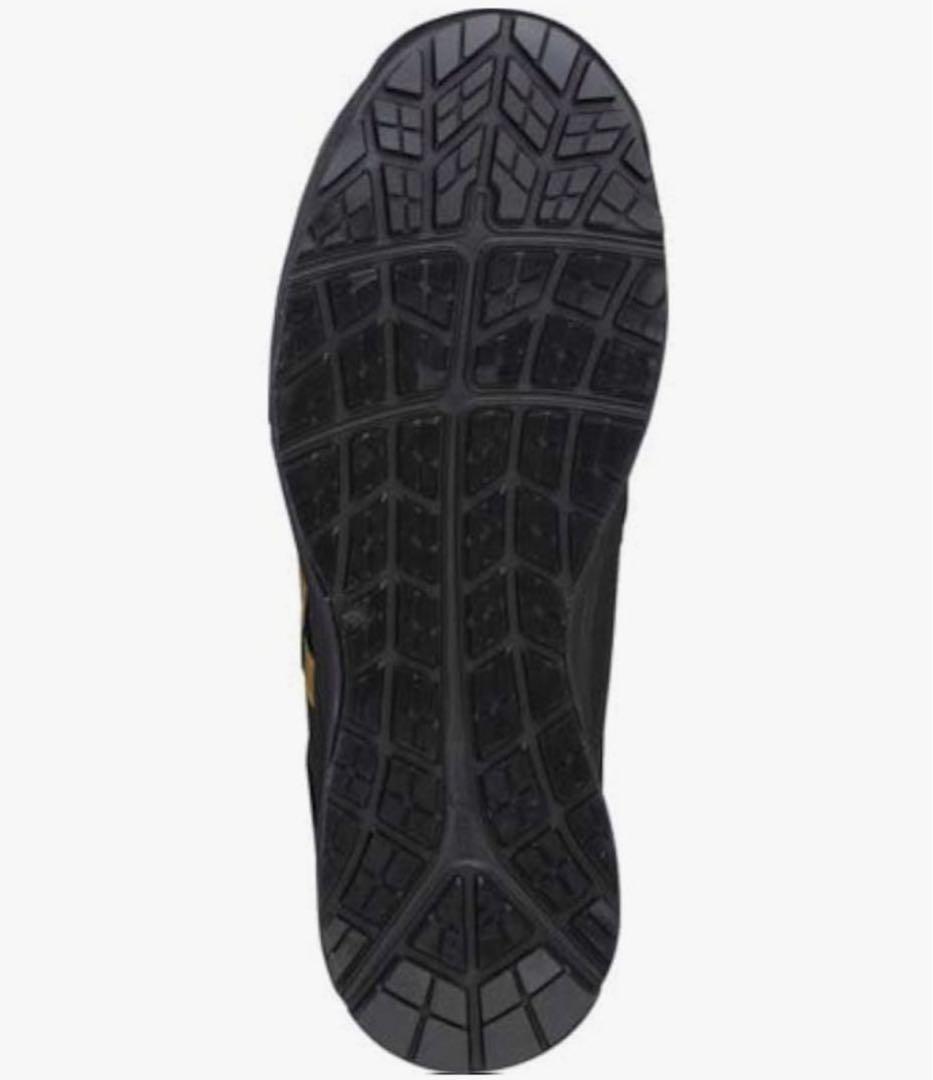 【新品】アシックス ワーキング 安全靴 作業靴 ブラック×ゴールド CP401