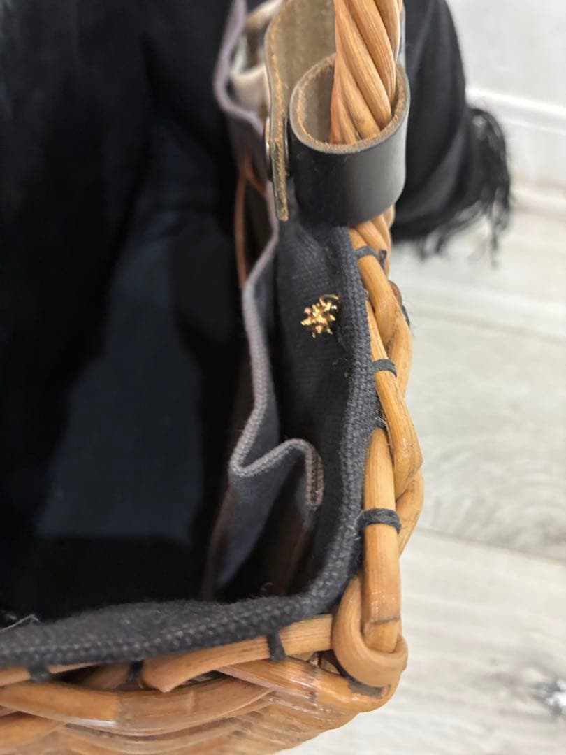 定番完売 エバゴス ebagos 横長カゴバック