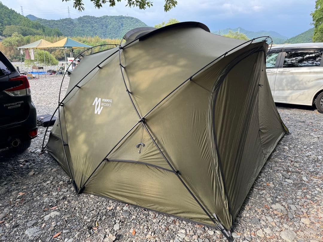 ミニマルワークス　シェルターg スカート有り　オリーブ