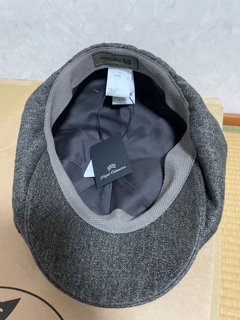 未使用　正規品ナイジェルケーボン　キャスケット　試着のみ　Mサイズ