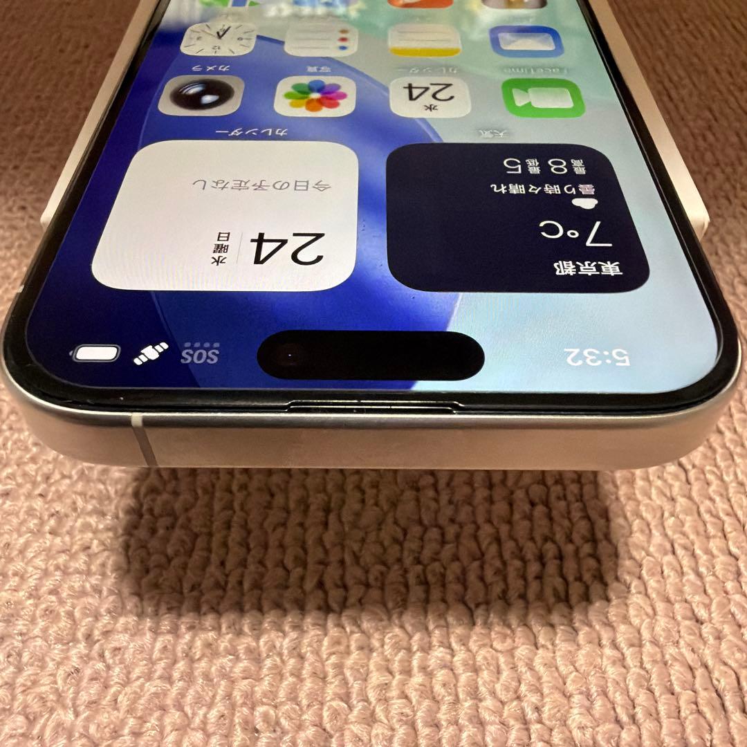 【電池残量93%・美品】 iPhone 15 Pro 128GB ホワイト