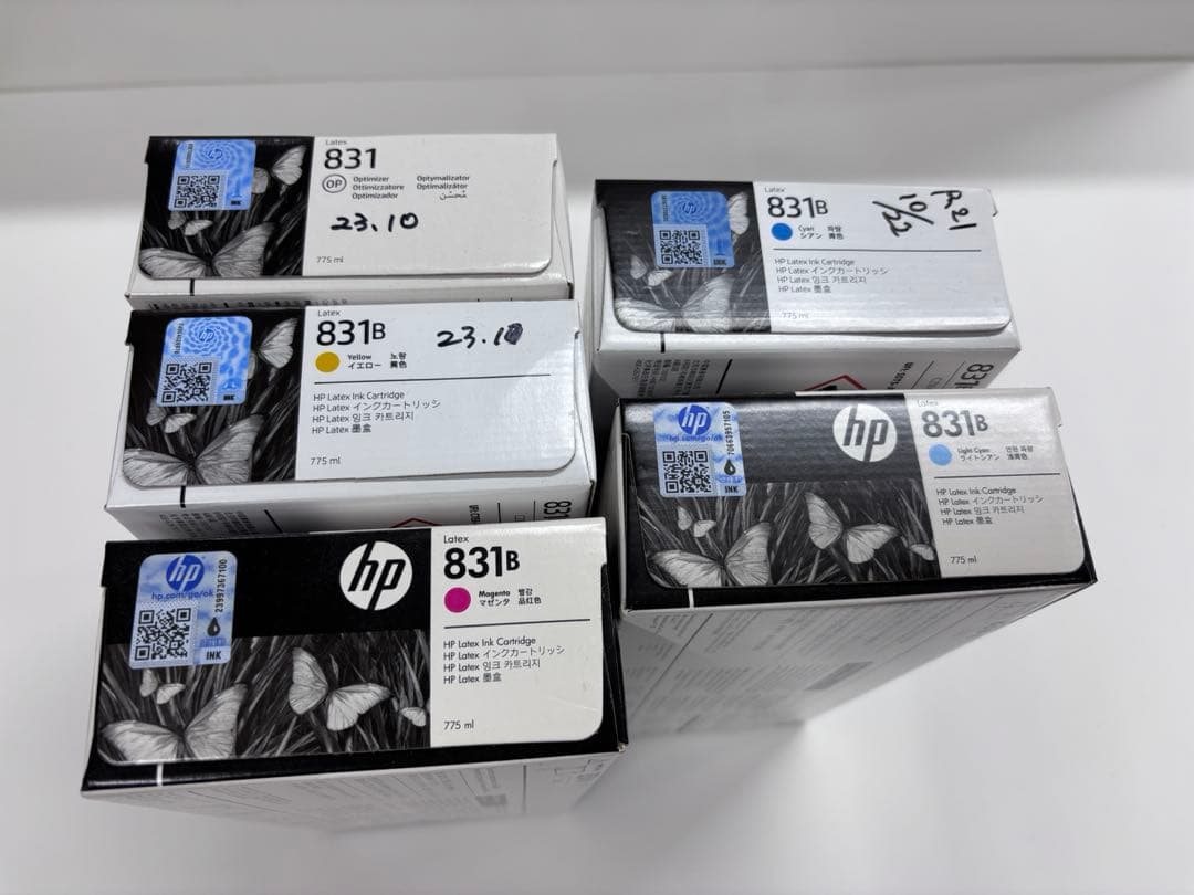 HP Latex 831B インクカートリッジ　9本セット