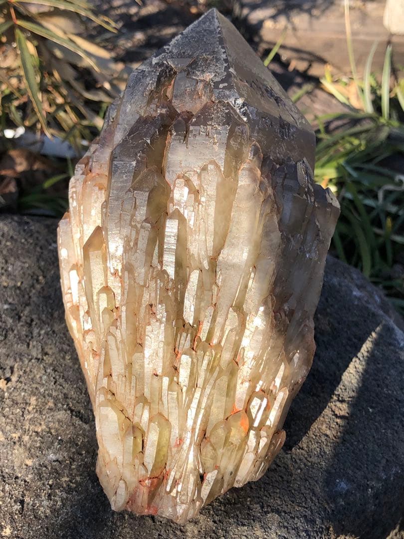 ✳極みの逸品 1.16kg 綺麗　茶トリン　クラスター 天然石