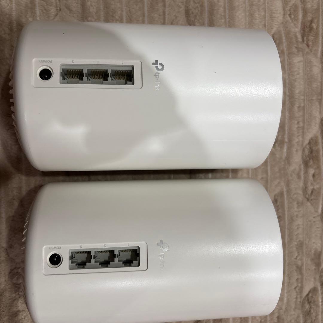 deco 6E 無線LANルーター 本体と電源ケーブル2台セット