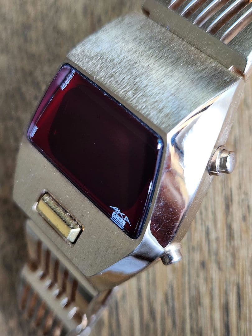 動作確認済/点灯OK　美品　セイコー　ALBA　インゴット　ダースベーダー