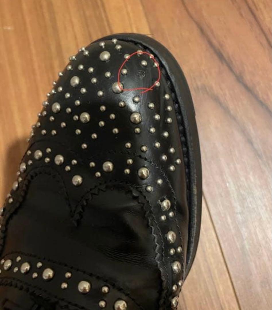 church's チャーチ　スタッズ　37サイズ　靴袋付き