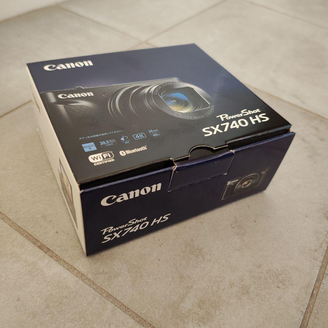 【新品未使用】キヤノン POWERSHOT SX740 HS ブラック