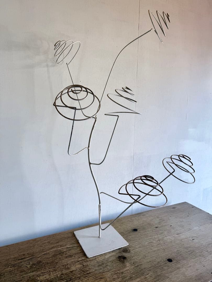 ワイヤーアート ハットスタンド 帽子掛け ミッドセンチュリー