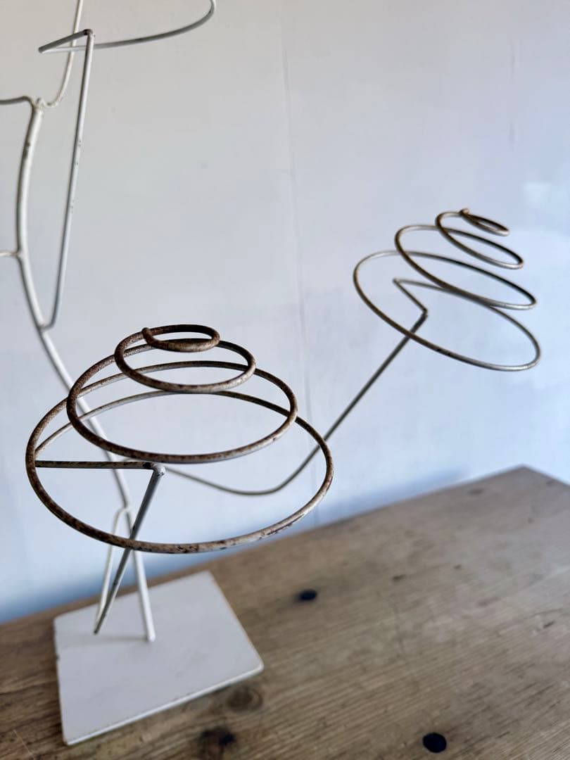 ワイヤーアート ハットスタンド 帽子掛け ミッドセンチュリー