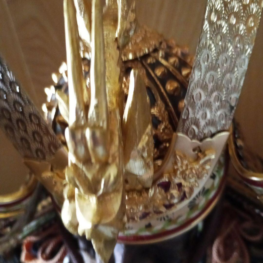 五月人形兜　峰月作　弓刀セット