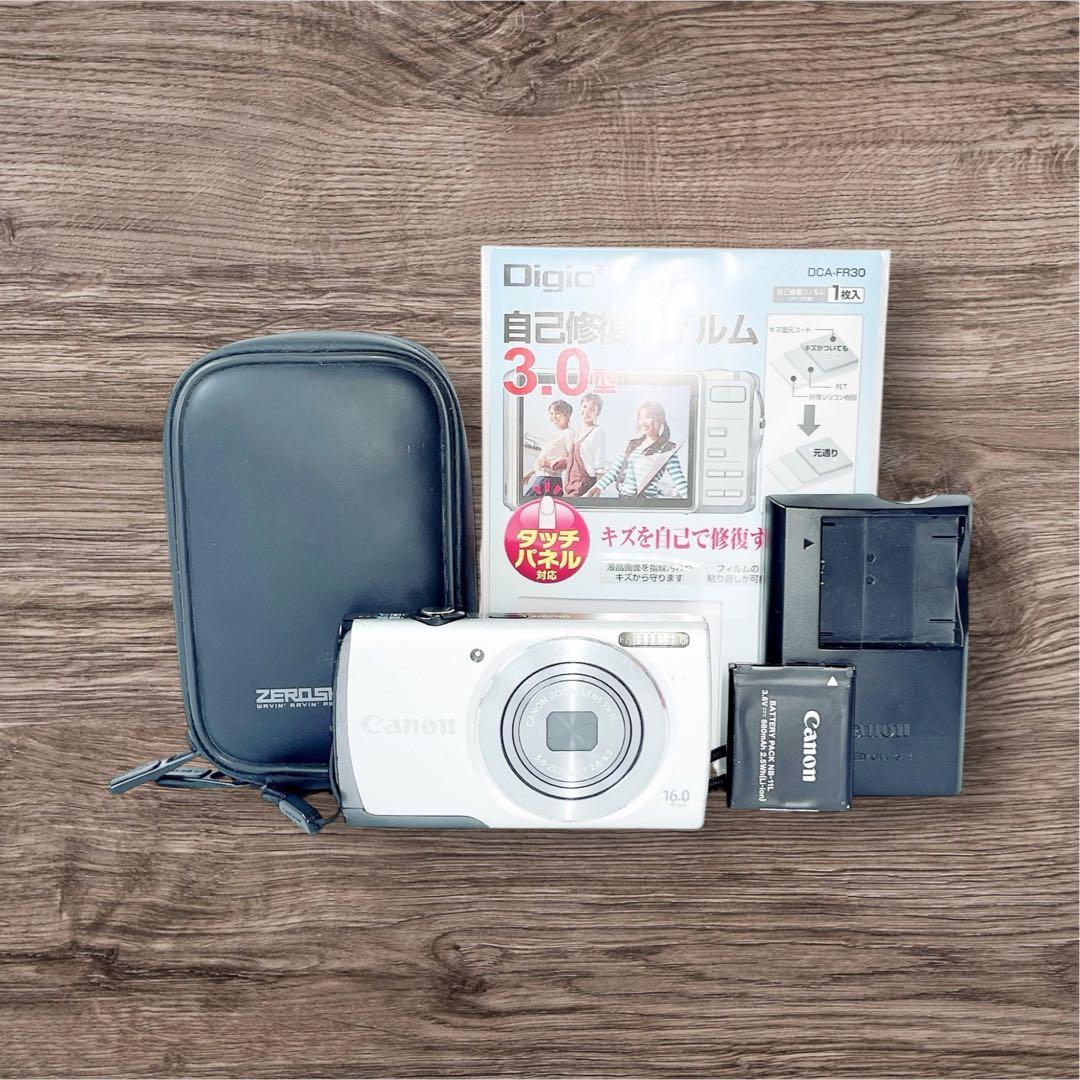Canon PowerShot A3500 IS シルバー デジタルカメラ