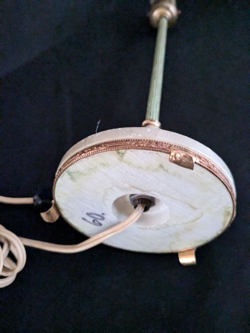 USAアンティーク　テーブルランプ 　ホワイトシェード