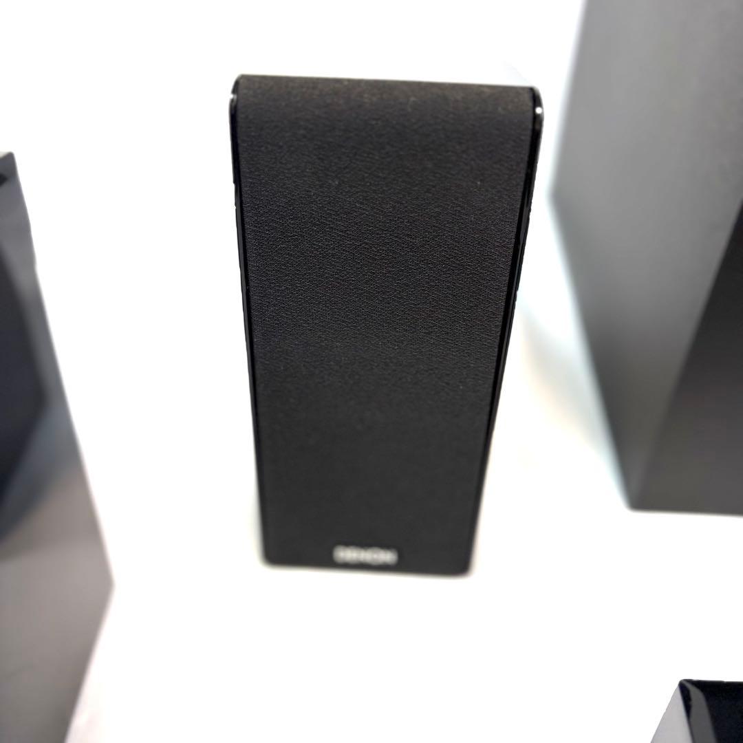 DENON 5.1ch サラウンドスピーカーセット　ピアノブラック塗装