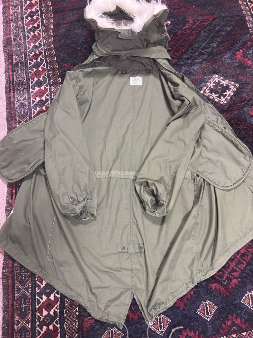美品　m65 フィッシュテールパーカー　米軍　実物 sサイズ　フルセット