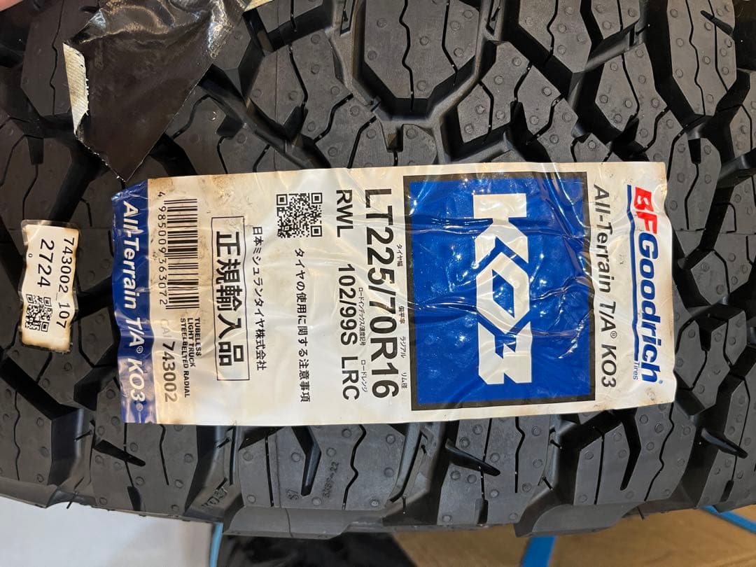 HYO　[新品未使用] BFグッドリッチT/A KO3 ナイトロパワー